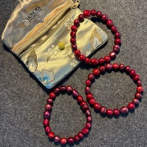 Honora Genuine Cultured Freshwater Pearl Bracelet Set of 3